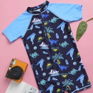 Dinosaur Pattern Swimsuit